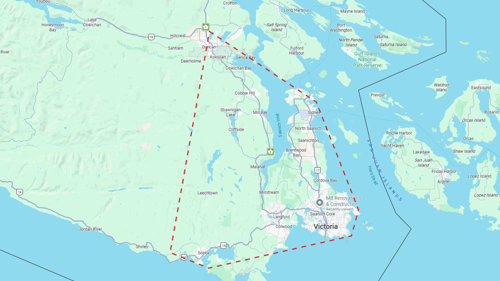 service area map